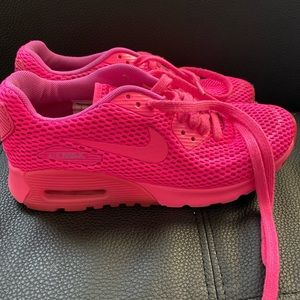 Hot pink  MESH AIR MAX 90 size  US 8 WOMEN